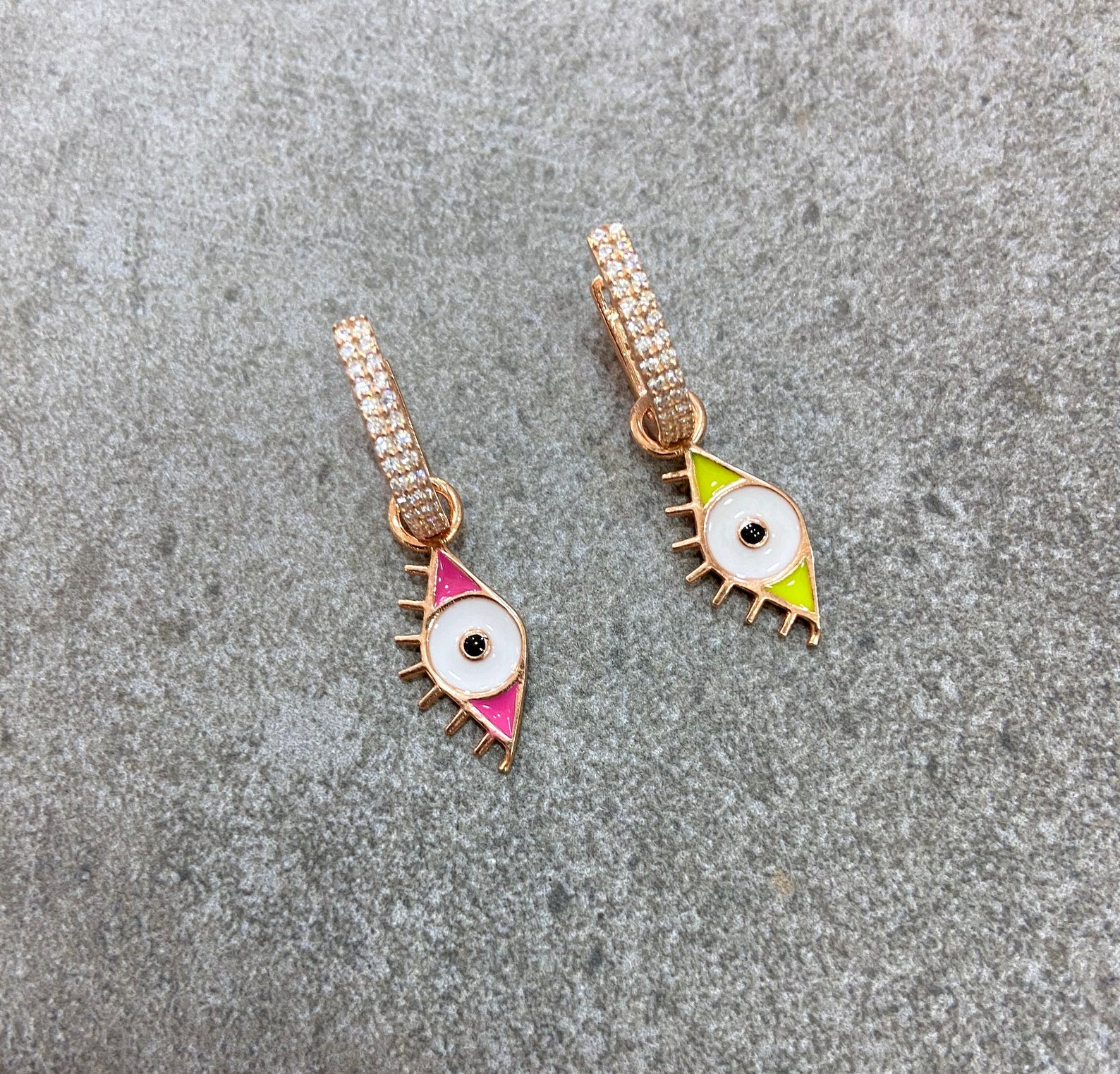 Evil eye earrings h&m discount